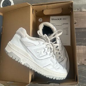 New balance 550 white grey regular use size women 7.5 men 6 EU 38.5